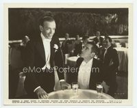1b265 SHALL WE DANCE 8x10 movie still '37 2-shot of Fred Astaire & Edward Everett Horton in tuxedos!