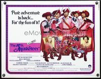 1c277 5th MUSKETEER 1/2sheet '79 great art of Sylvia Kristel, Lloyd Bridges & others by C.W. Taylor!