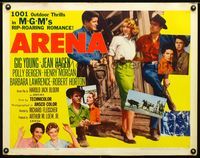 1c298 ARENA style B half-sheet poster '53 Gig Young, Jean Hagen, Polly Bergen, 1001 outdoor thrills!