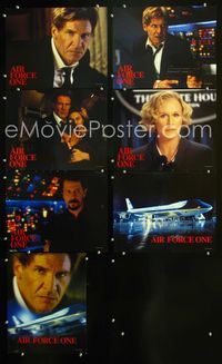 1d005 AIR FORCE ONE 7 int'l movie lobby cards '97 President Harrison Ford, Gary Oldman, Glenn Close