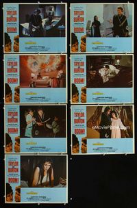 1d020 BOOM 7 movie lobby cards '68 Elizabeth Taylor, Richard Burton, Tennessee Williams