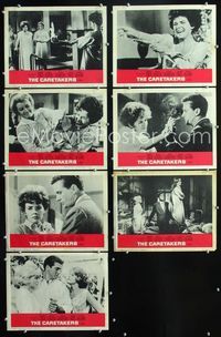 1d024 CARETAKERS 7 movie lobby cards '63 Robert Stack, Polly Bergen in mental institution!