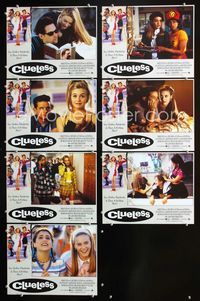 1d029 CLUELESS 7 English lobby cards '95 sexy Alicia Silverstone, Brittany Murphy, Amy Heckerling