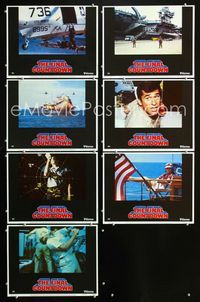 1d051 FINAL COUNTDOWN 7 movie lobby cards '80 Kirk Douglas, Martin Sheen, Katharine Ross
