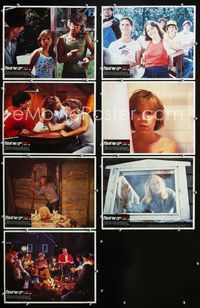 1d059 FRIDAY THE 13th 2 7 movie lobby cards '81 Jason Voorhees, summer camp slasher horror sequel!