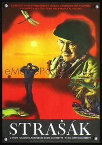 1e173 SCARECROW Czech movie poster '73 cool different image of Gene Hackman & Al Pacino!
