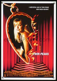 1e182 TWIN PEAKS: FIRE WALK WITH ME Czech movie poster '92 David Lynch, sexy Sheryl Lee close up!