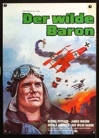 1e209 BLUE MAX German R70s great different artwork of WWI fighter pilot George Peppard!