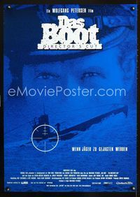 1e224 DAS BOOT German movie poster R97 The Boat, Wolfgang Petersen German World War II classic!