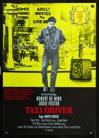 1e281 TAXI DRIVER German movie poster R90s classic Robert De Niro & Martin Scorsese!