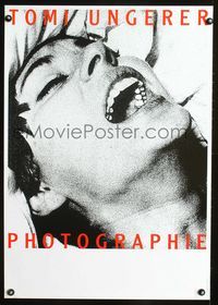 1e282 TOMI UNGERER PHOTOGRAPHIE German museum exhibition movie poster '80s cool close up photo!