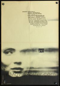 1e458 CLEO FROM 5 TO 7 Polish 23x33 poster '62 Agnes Varda classic, art by Andrzej Onegin-Dabrowski!