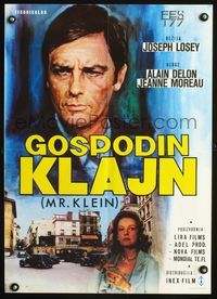 1e110 MR. KLEIN Yugoslavian movie poster '77 Alain Delon, Jeanne Morea, Joseph Losey