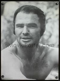 1f108 DELIVERANCE commercial poster '72 great young Burt Reynolds close barechested portrait!