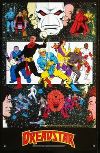 1f026 DREADSTAR special graphic novel poster '84 cool Jim Starlin comic book artwork!