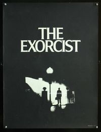 1f113 EXORCIST special 19x25 poster '74 William Friedkin, great classic image with no borders!