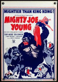 1f135 MIGHTY JOE YOUNG English double crown R60s first Ray Harryhausen, art by Greta Speechley!