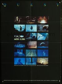 1f059 QUEST special 23x31 poster '83 written & directed by famed designer Saul Bass, Bradbury story!