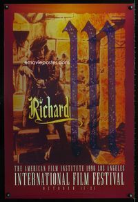 1f061 RICHARD III special 24x36 R96 Laurence Olivier, L.A. International Film Festival!