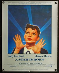 1f150 STAR IS BORN special 22x28 R83 wonderful art of Judy Garland by Richard Amsel!