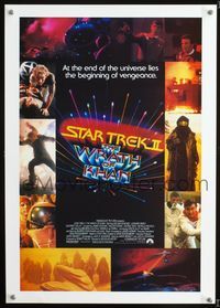 1f151 STAR TREK II special poster '82 The Wrath of Khan, Leonard Nimoy, William Shatner