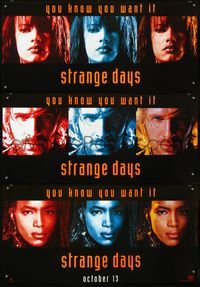 1f091 STRANGE DAYS 3 teaser special 18x40s '95 Ralph Fiennes, Angela Bassett, Juliette Lewis