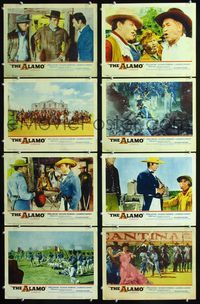 1g091 ALAMO 8 movie lobby cards '60 John Wayne, Richard Widmark, Laurence Harvey