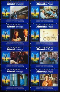 1g094 ALMOST AN ANGEL 8 movie lobby cards '90 Paul Hogan, Elias Koteas, Linda Kozlowski