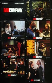 1g117 BAD COMPANY 8 movie lobby cards '95 Ellen Barkin, Laurence Fishburne, Frank Langella