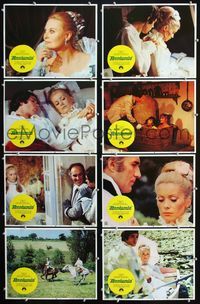 1g128 BENJAMIN 8 movie lobby cards '68 Michele Morgan, Michel Piccoli, French sex!