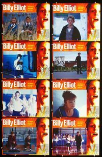 1g139 BILLY ELLIOT 8 movie lobby cards '00 Jamie Bell, Julie Walters, Gary Lewis