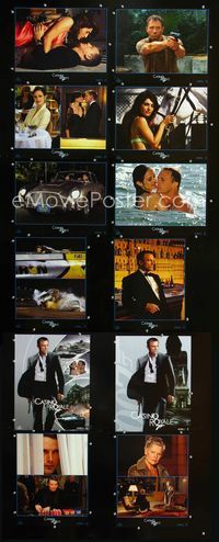 1g006 CASINO ROYALE 12 int'l movie lobby cards '06 Daniel Craig as James Bond!