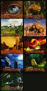 1g047 DINOSAUR 9 movie lobby cards '00 Walt Disney prehistoric fantasy CG cartoon!
