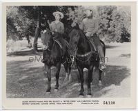 1h029 BITTER CREEK 8x10.25 movie still '54 Wild Bill Elliot & Beverly Garland on horseback!