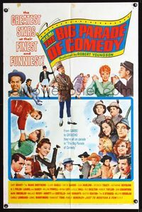 1i442 MGM'S BIG PARADE OF COMEDY 1sheet '64 W.C. Fields, Marx Bros., Abbott & Costello, Lucille Ball