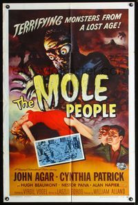 1i001 MOLE PEOPLE one-sheet movie poster '56 best Joseph Smith Universal sci-fi monster horror art!