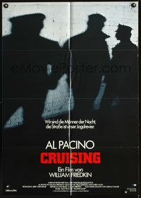 1k077 CRUISING German movie poster '80 Al Pacino, William Friedkin, completely different image!