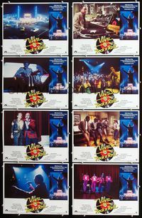 1k451 AMERICAN HOT WAX 8 Spanish/U.S. movie lobby cards '78 Alan Freed, Chuck Berry, rock & roll!