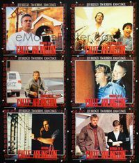 1k531 ARLINGTON ROAD 6 Spanish/U.S. movie lobby cards '98 Jeff Bridges, Tim Robbins, Joan Cusack