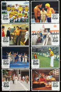 1k456 BAD NEWS BEARS GO TO JAPAN 8 Spanish/U.S. lobby cards '78 Tony Curtis, Jackie Earle Haley, baseball!