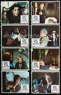 1k287 ASYLUM 8 Mexican movie lobby cards '72 Peter Cushing, Britt Ekland, Robert Bloch, horror!