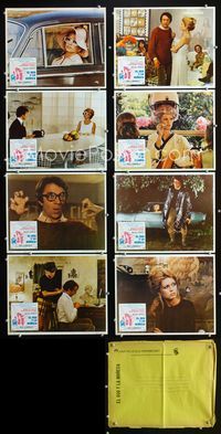 1k292 BEAR & THE DOLL 8 Mexican movie lobby cards '70 sexy Brigitte Bardot, Jean-Pierre Cassel
