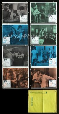 1k293 BEEN DOWN SO LONG IT LOOKS UP TO ME 8 Mexican movie lobby cards '71 Barry Primus, Linda DeCoff
