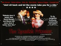 1n079 SPANISH PRISONER DS British quad movie poster '97 David Mamet, Ben Gazzara, Felicity Huffman