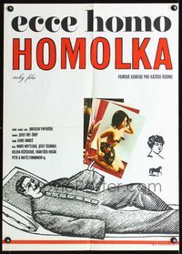 1o433 BEHOLD HOMOLKA Czech 23x33 movie poster '69 Ecce Homo Homolka, cool sexy art by K. Machalek!
