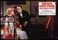 1o097 ANDY WARHOL'S DRACULA Italian photobusta poster '74 Paul Morrissey, Udo Kier seduces maid!