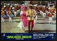 1o045 MUSIC MAN Italian large photobusta '62 best image of Robert Preston & Shirley Jones in parade!