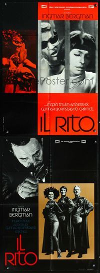 1o025 RITE 2 Italian large photobusta movie posters '69 Ingmar Bergman's Riten, Swedish!