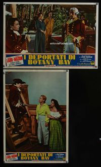 1o078 BOTANY BAY 2 Italian photobusta movie posters '53 Alan Ladd, James Mason, Patricia Medina