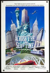 1p006 ACROSS THE SEA OF TIME IMAX one-sheet movie poster '95 IMAX, Peter Reznick, John McDonough